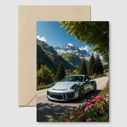 Porsche 911 GT3 Alpine Mountain Road