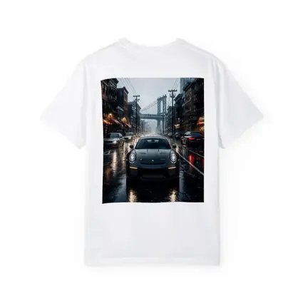 Porsche 911 GT3 Rainy City Street