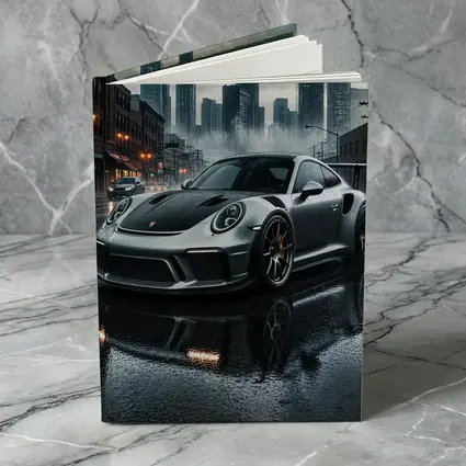 Porsche 911 GT3 Rainy City Street