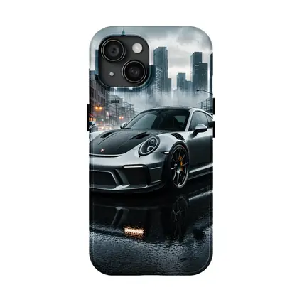 Porsche 911 GT3 Rainy City Street