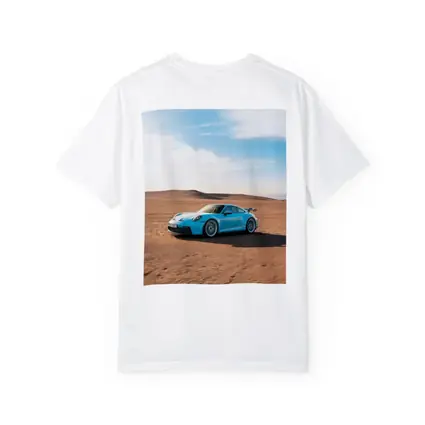 Porsche 911 GT3 Blue Desert Scene