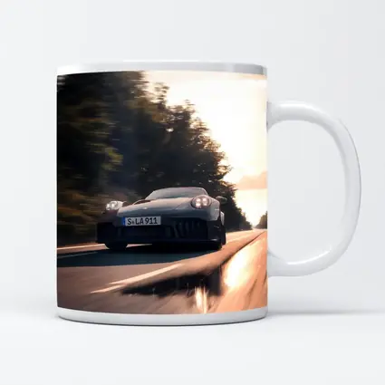 Porsche 911 GTS Speeding Down Open Road