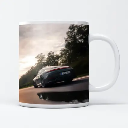 Porsche 911 GTS Speeding Down Open Road