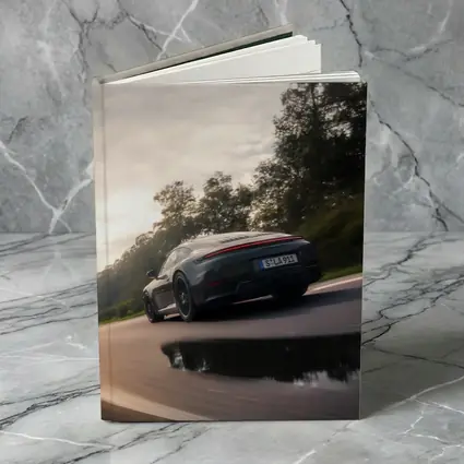 Porsche 911 GTS Speeding Down Open Road