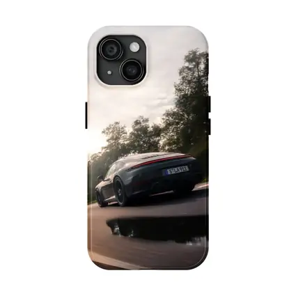 Porsche 911 GTS Speeding Down Open Road