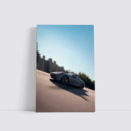 Porsche 911 GTS Speeding On Open Road