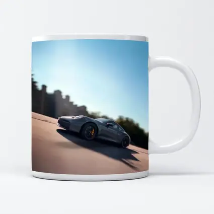 Porsche 911 GTS Speeding On Open Road