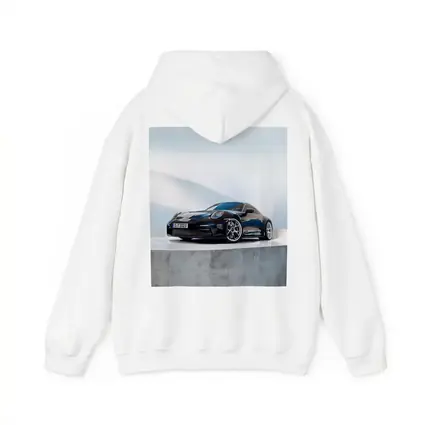 Porsche 911 ST Black Studio Minimal Background