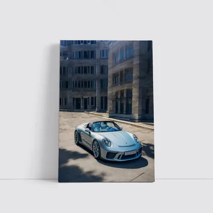 Porsche 911 Speedster Silver Urban Architecture