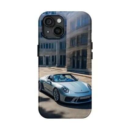 Porsche 911 Speedster Silver Urban Architecture