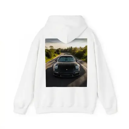 Black Porsche 911 Driving Open Road