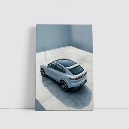 Porsche Cayenne Coupe Light Blue Studio