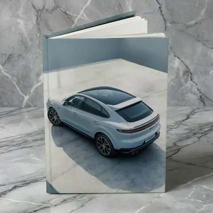 Porsche Cayenne Coupe Light Blue Studio