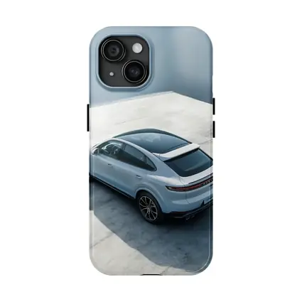 Porsche Cayenne Coupe Light Blue Studio