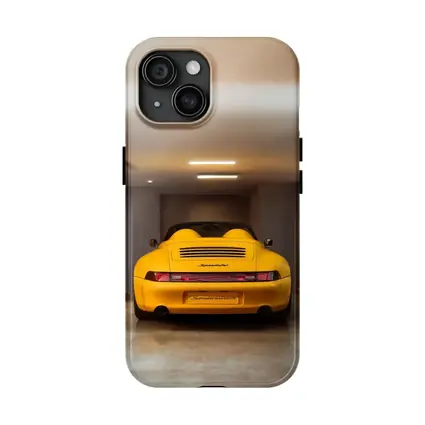 Porsche 911 Speedster Yellow Garage Interior