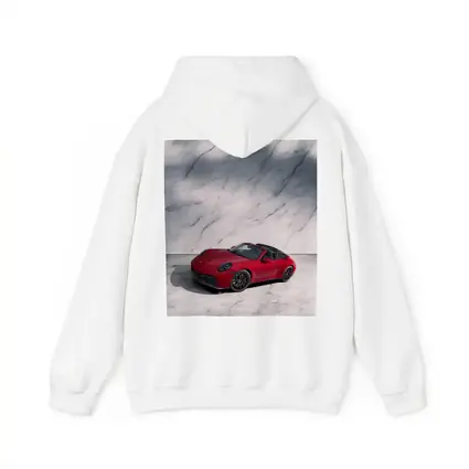 Porsche 911 Targa Red on Marble