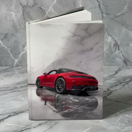 Red Porsche 911 Targa Marble Studio