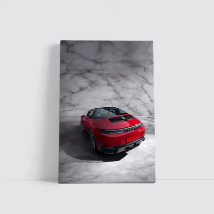 Porsche 911 Targa Red Marble Studio