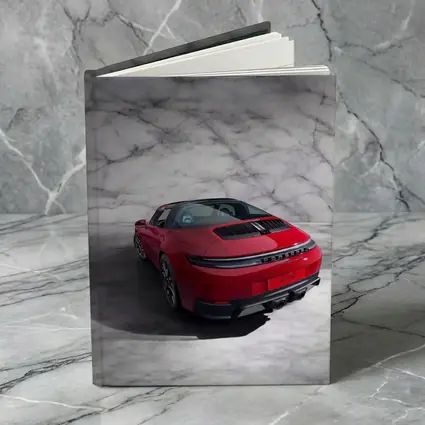 Porsche 911 Targa Red Marble Studio