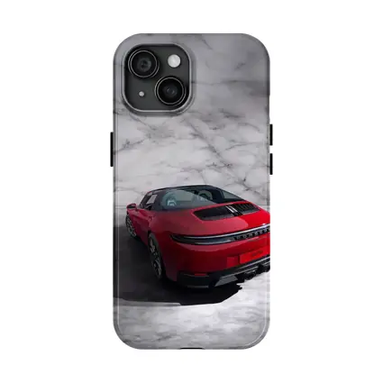 Porsche 911 Targa Red Marble Studio