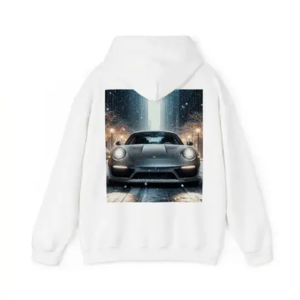 Porsche 911 Turbo Snowy City Street