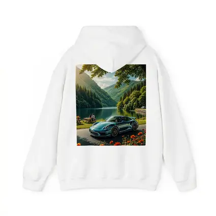 Porsche 911 Turbo S Mountain Lake Scene