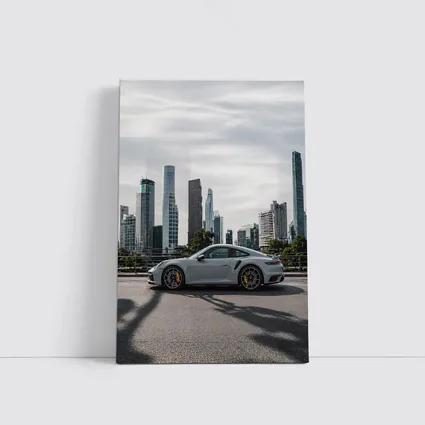 Porsche 911 Turbo S City Skyline