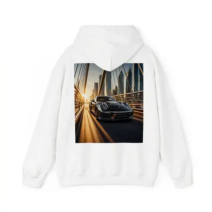 Porsche 911 Turbo S City Bridge Sunset
