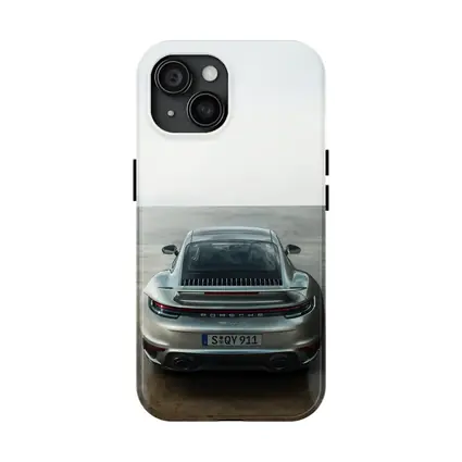 Porsche 911 Turbo S Rear Parking Lot