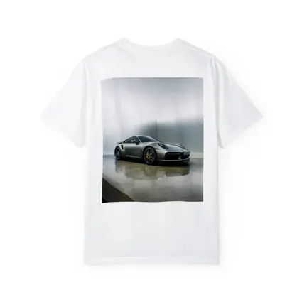 Porsche 911 Turbo S Silver Studio Shot