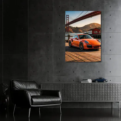 Porsche 911 Turbo Golden Gate Bridge