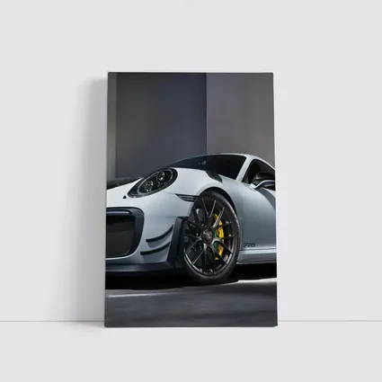Porsche 911 GT2 RS Silver Garage