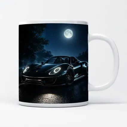 Porsche 918 Spyder Black Night Moon
