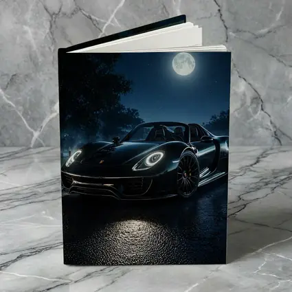 Porsche 918 Spyder Black Night Moon