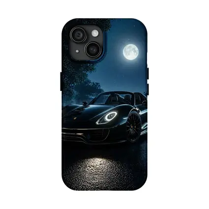Porsche 918 Spyder Black Night Moon