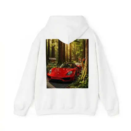 Porsche 918 Spyder Red Forest Setting