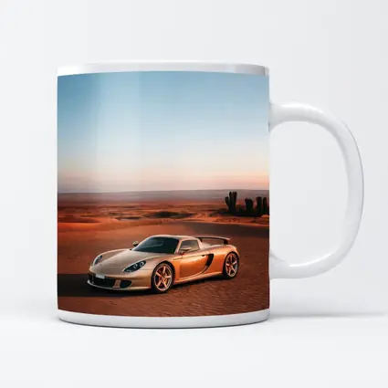 Porsche Carrera GT Desert Dunes Golden Hour