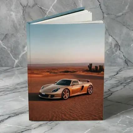 Porsche Carrera GT Desert Dunes Golden Hour