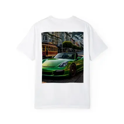 Green Porsche Boxster San Francisco City Streets