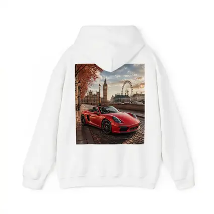 Red Porsche Boxster London Big Ben