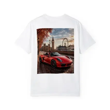 Red Porsche Boxster London Big Ben