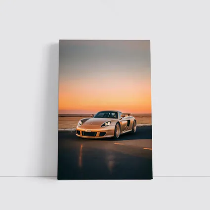 Porsche Carrera GT Golden Sunset Road