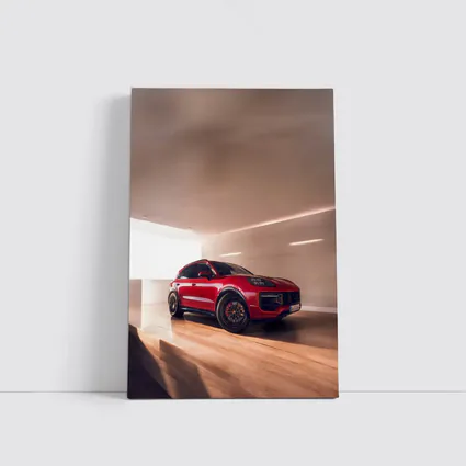 Porsche Cayenne GTS Red Indoor Garage