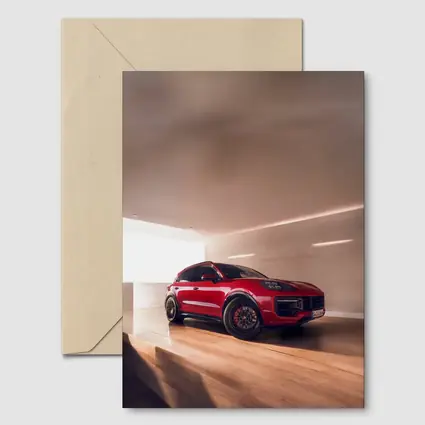 Porsche Cayenne GTS Red Indoor Garage