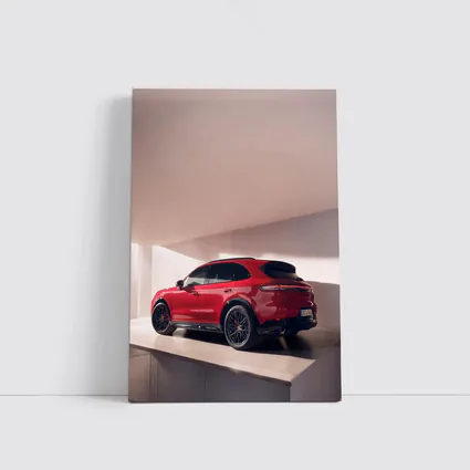Porsche Cayenne GTS Red Indoor Garage