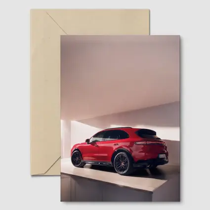 Porsche Cayenne GTS Red Indoor Garage