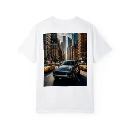 Porsche Cayenne Cruising New York City Streets