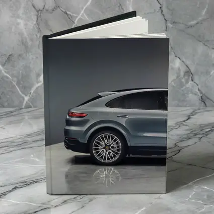 Porsche Cayenne Coupe Gray Studio Shot