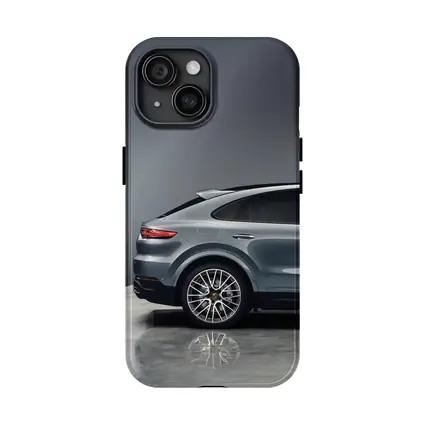Porsche Cayenne Coupe Gray Studio Shot