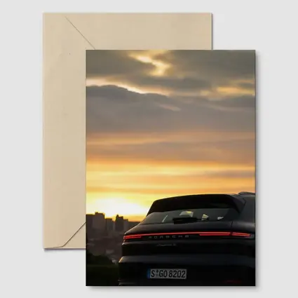 Porsche Cayenne S City Sunset Sky